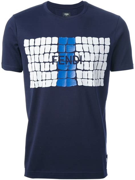 t shirt fendi manica lunga|fendi blue t shirts.